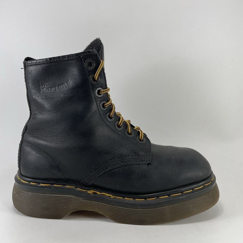 Dr. Martens 8499 Black 8 Eye Chunky Combat Boots Womens UK 6, US 8 England
